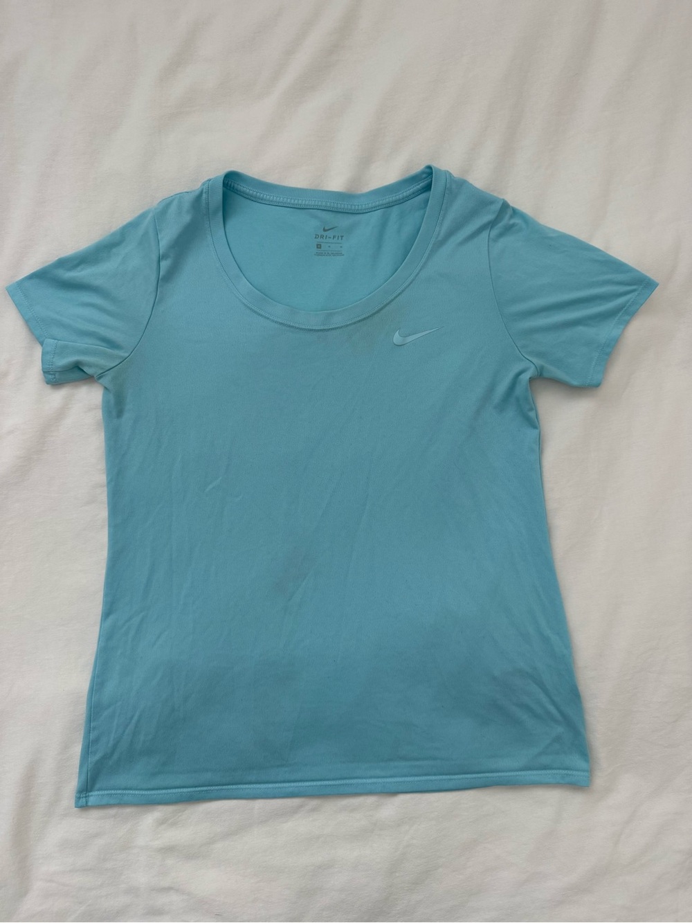 blue nike shirt